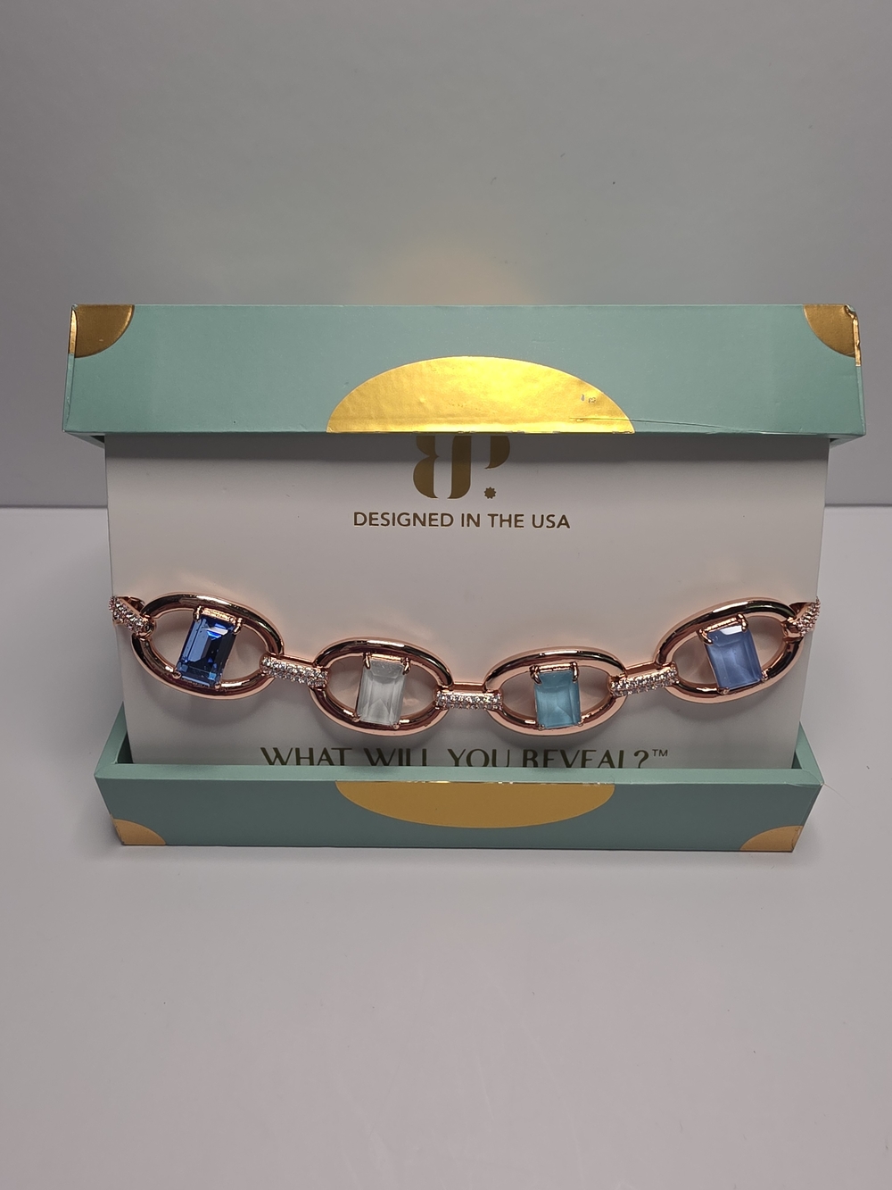 BP Jewel Candy Global Muse Bracelet In Maldives Mirage On Rose Gold